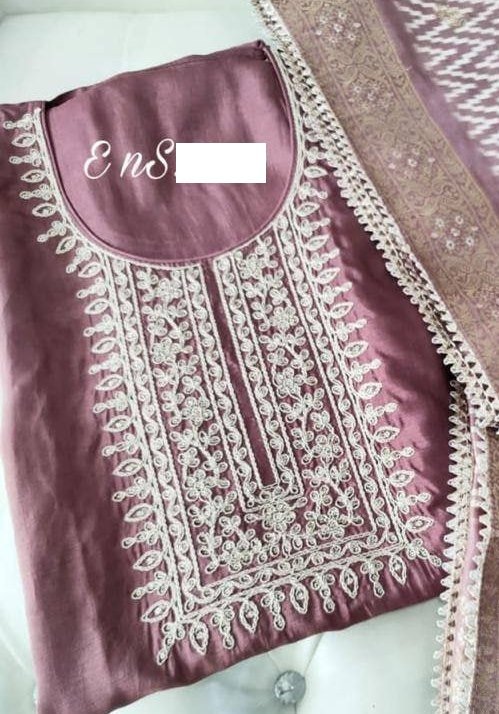 Cording & Sequince Neck