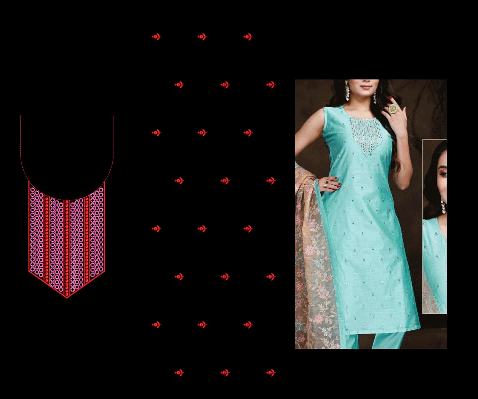 Sequince kurti