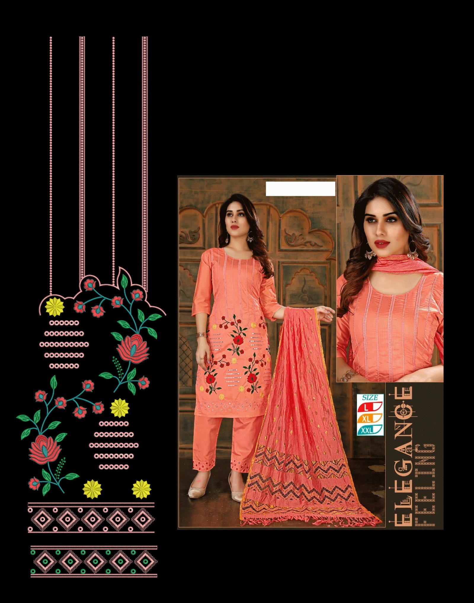 Fancy Kurti & Plazo