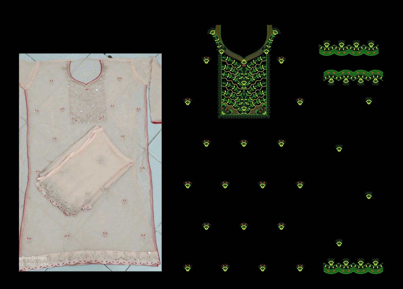 Neck Top Duppata