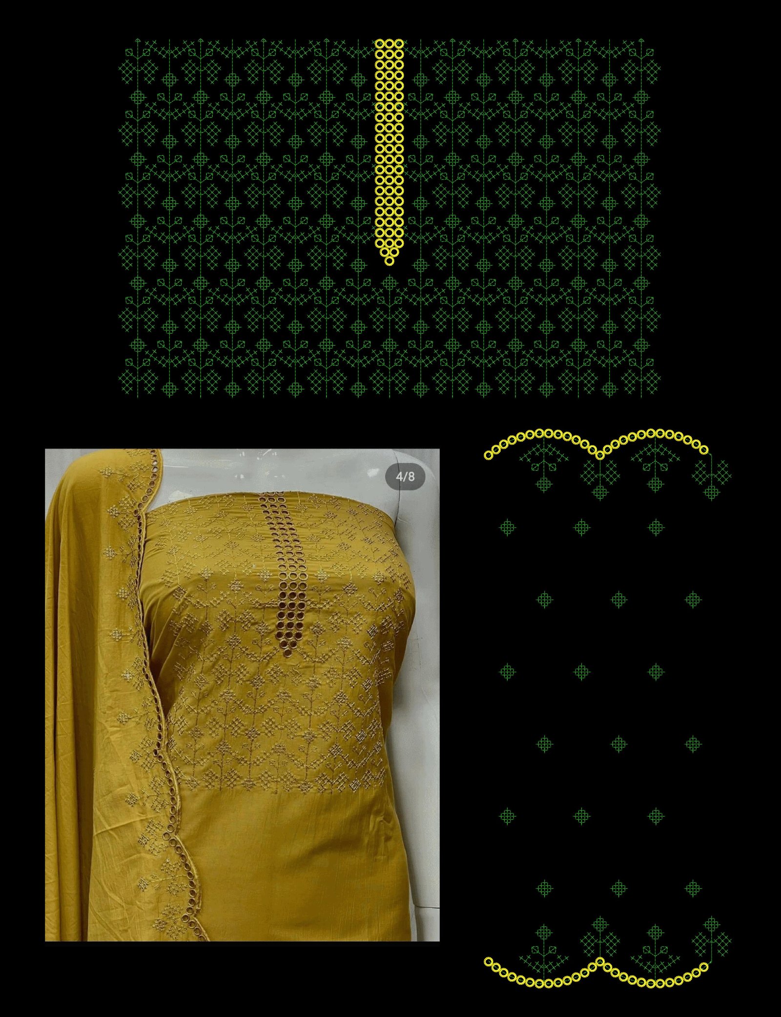 cross stich Top