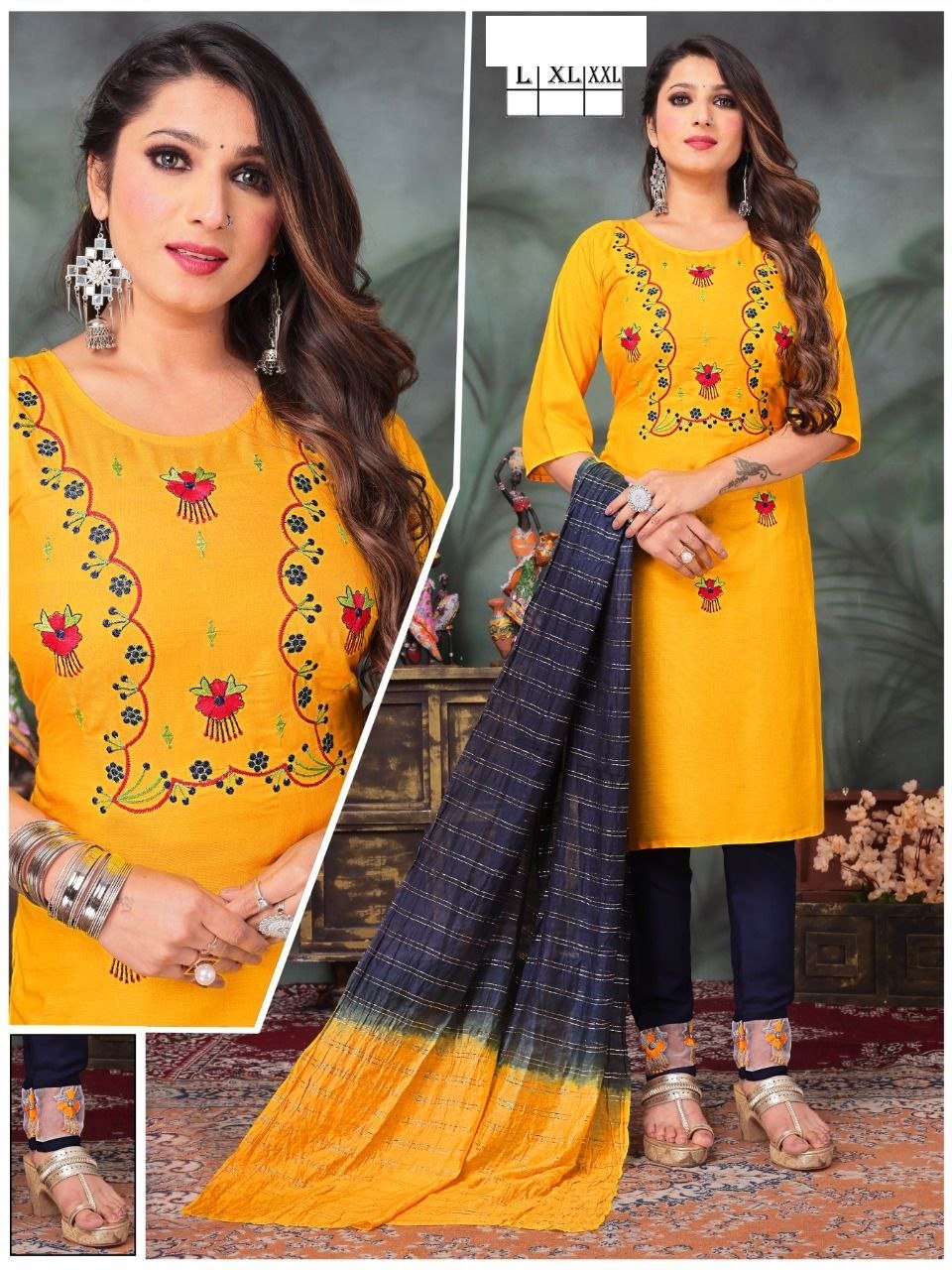 Fancy Kurti & Plazo