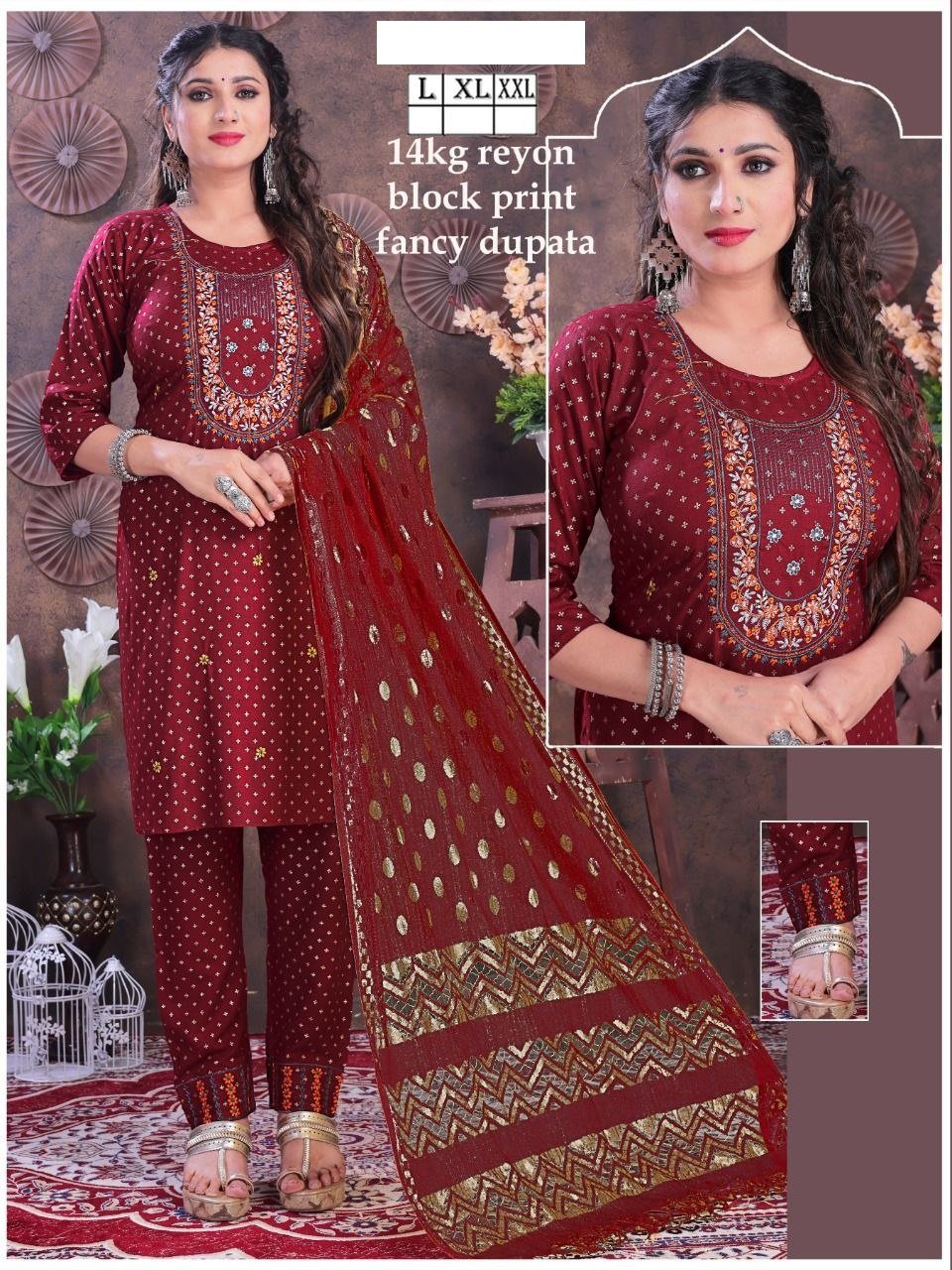 Fancy Kurti & Plazo
