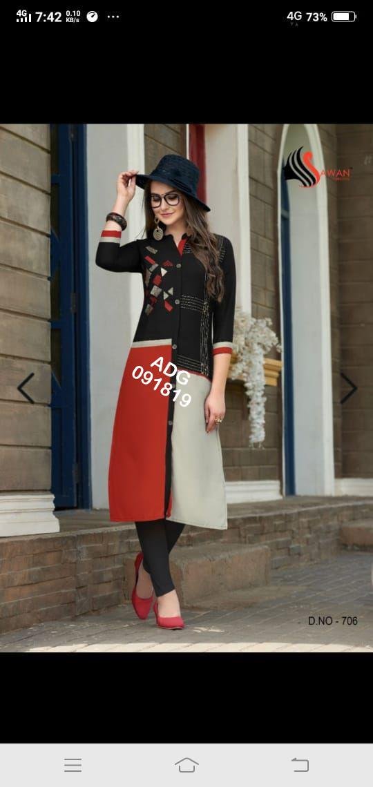 fancy kurti