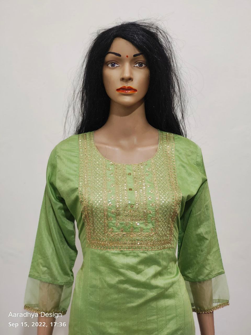 Cording & SEQUINCE  kurti