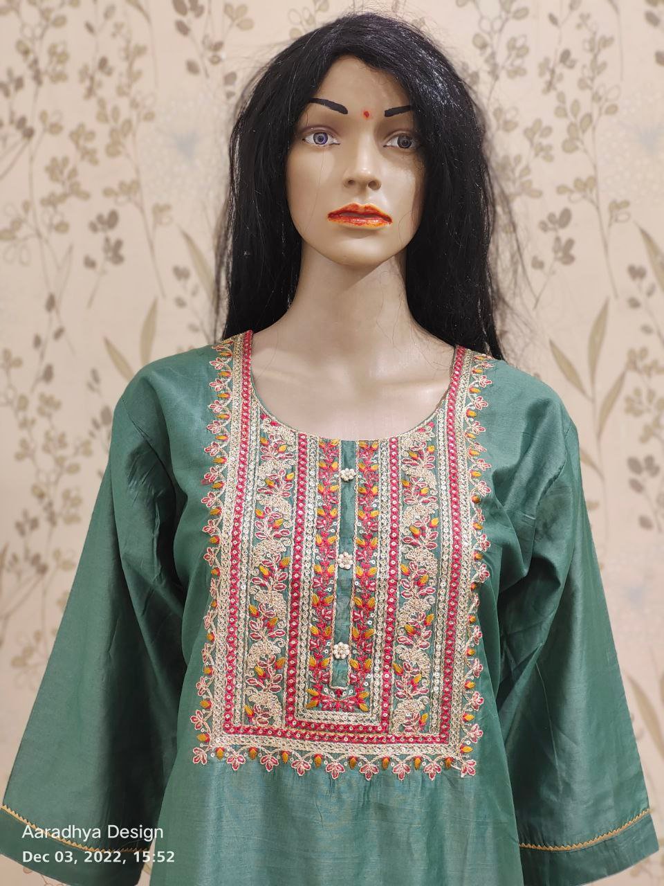 Cording & Sequince kurti