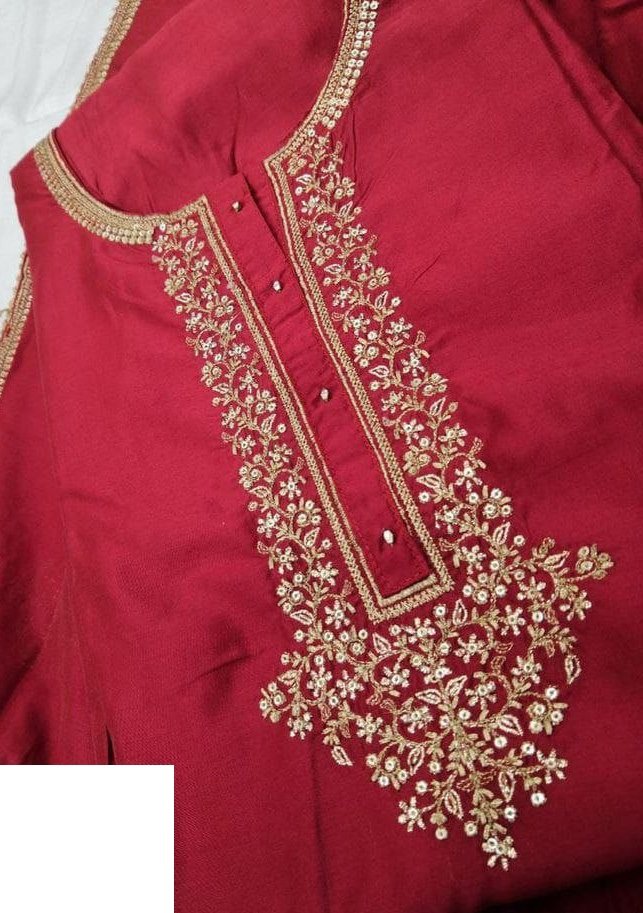 Cording & sequince Neck
