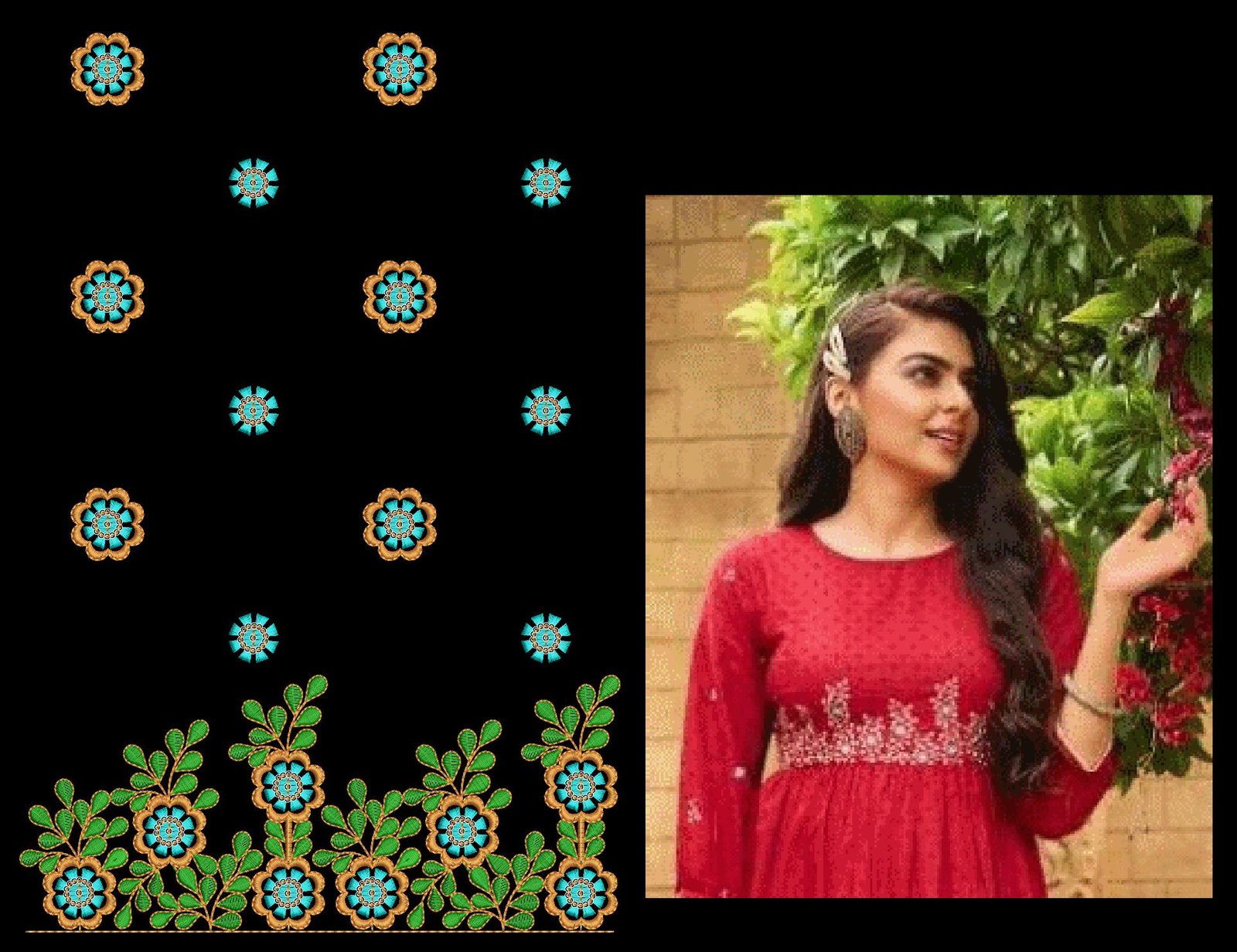 Sequince Ghaghara choli