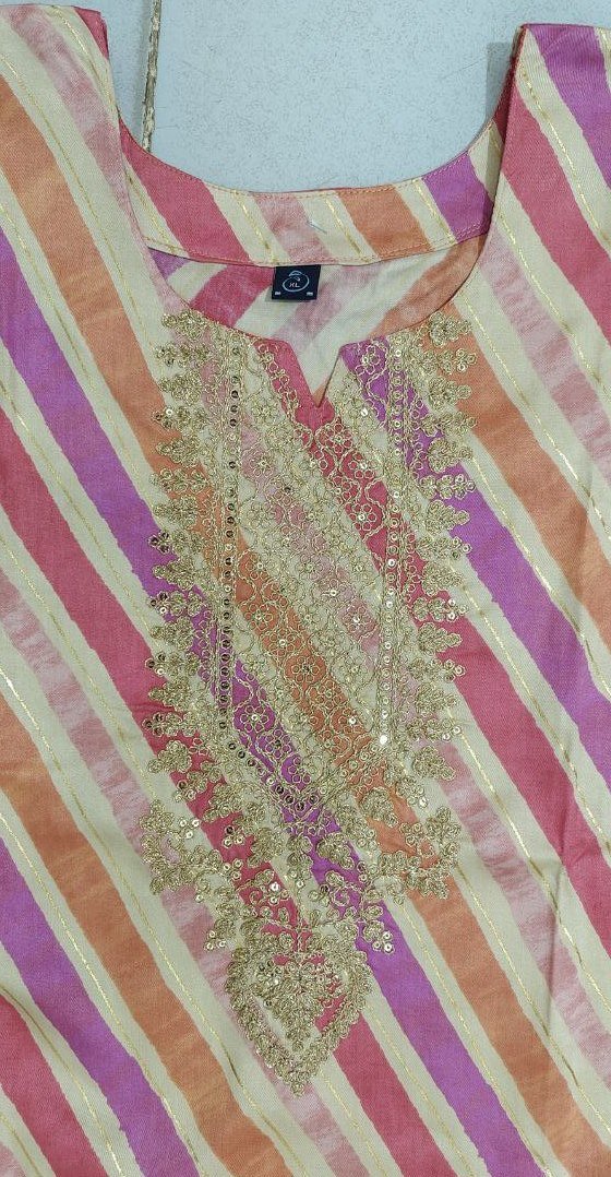 Cording & Sequince kurti