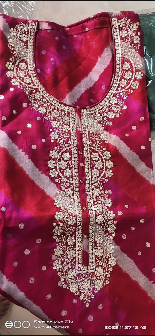 Cording & Sequince kurti
