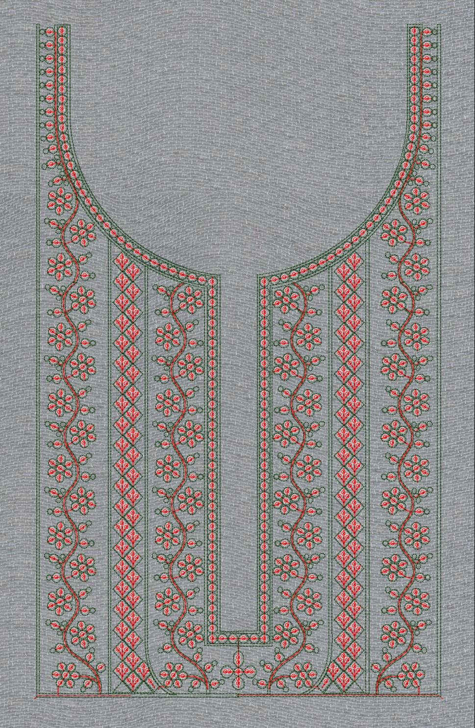 Cording & Sequince Neck