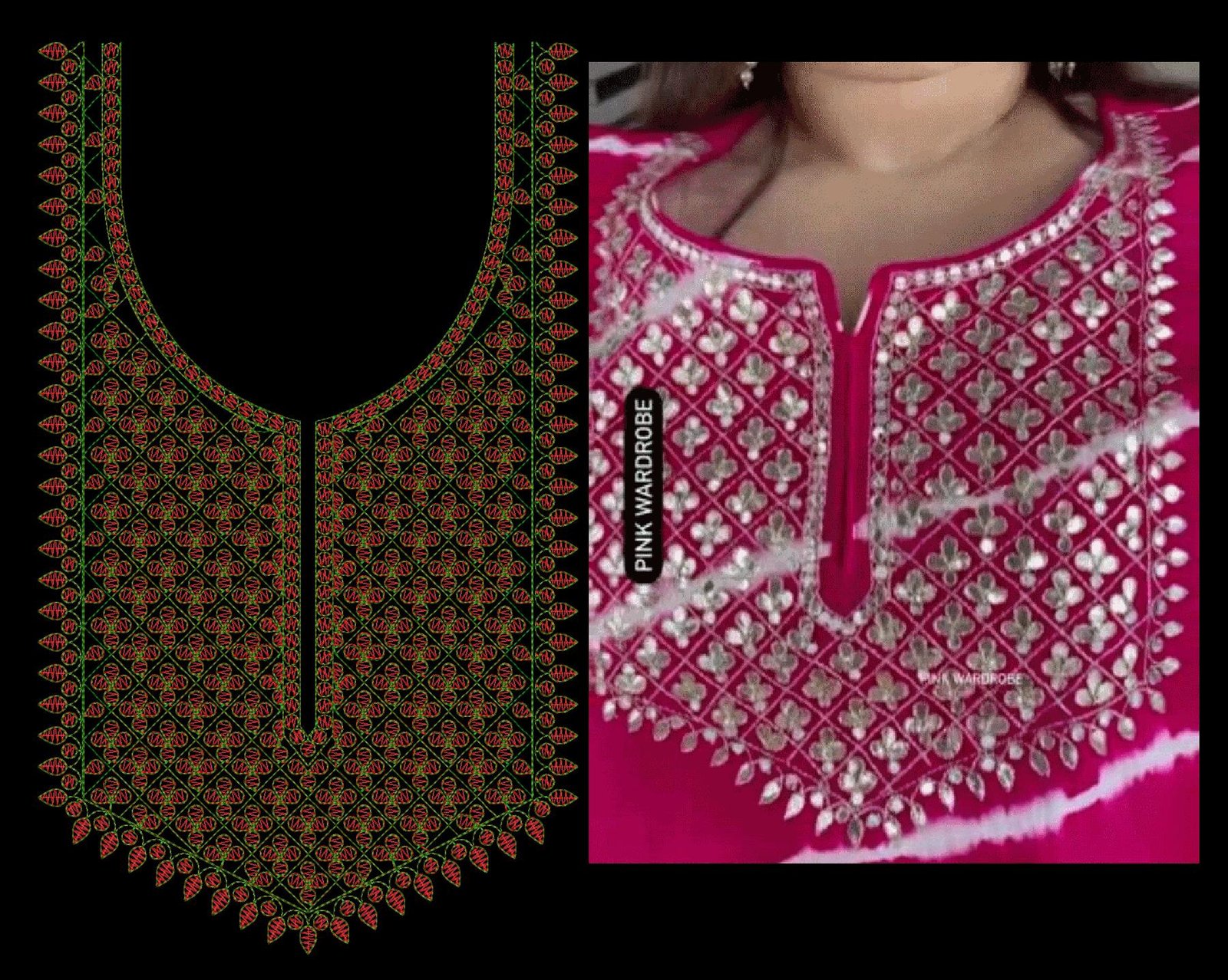 Cording kurti Design