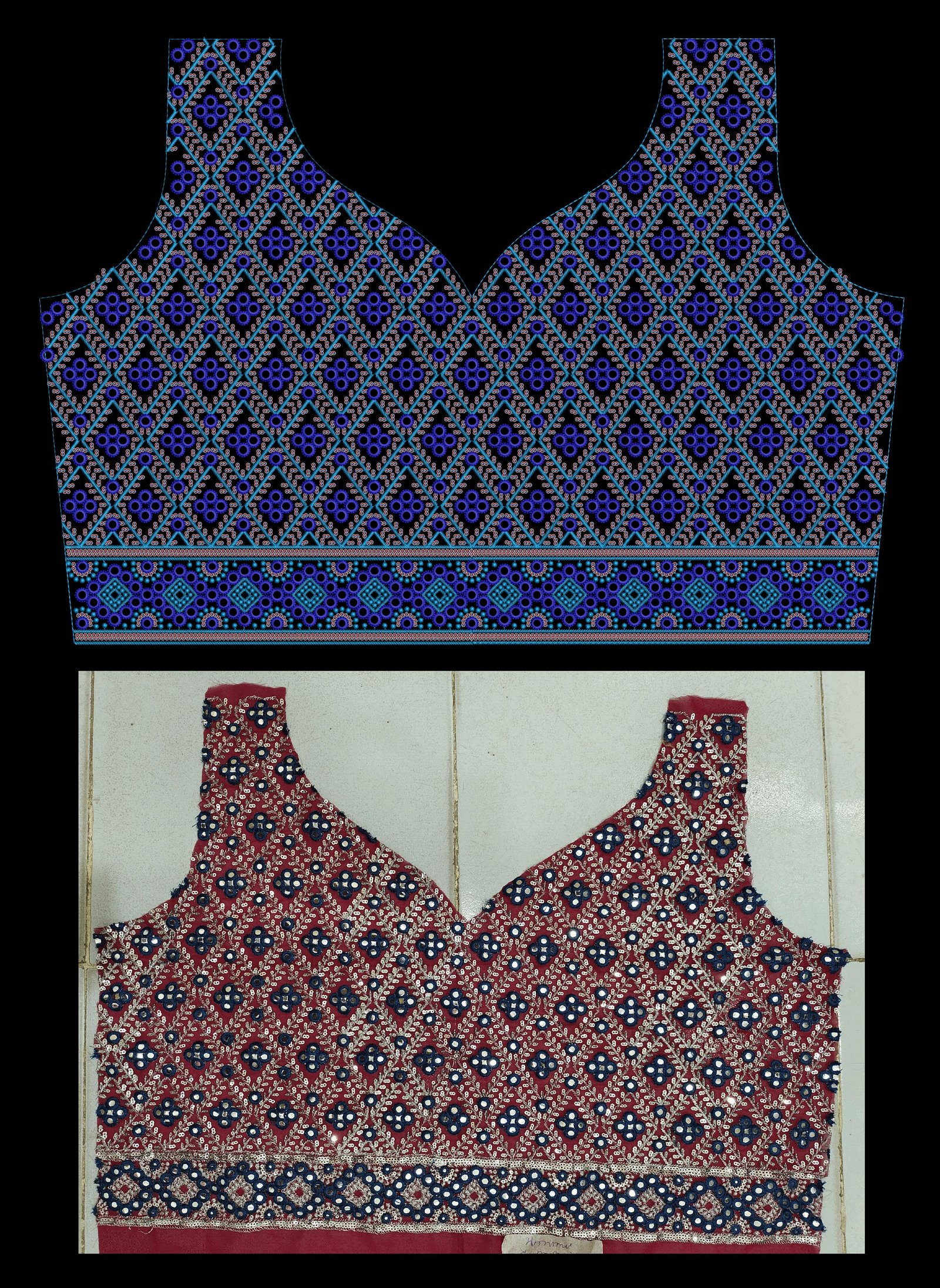 Sequince choli