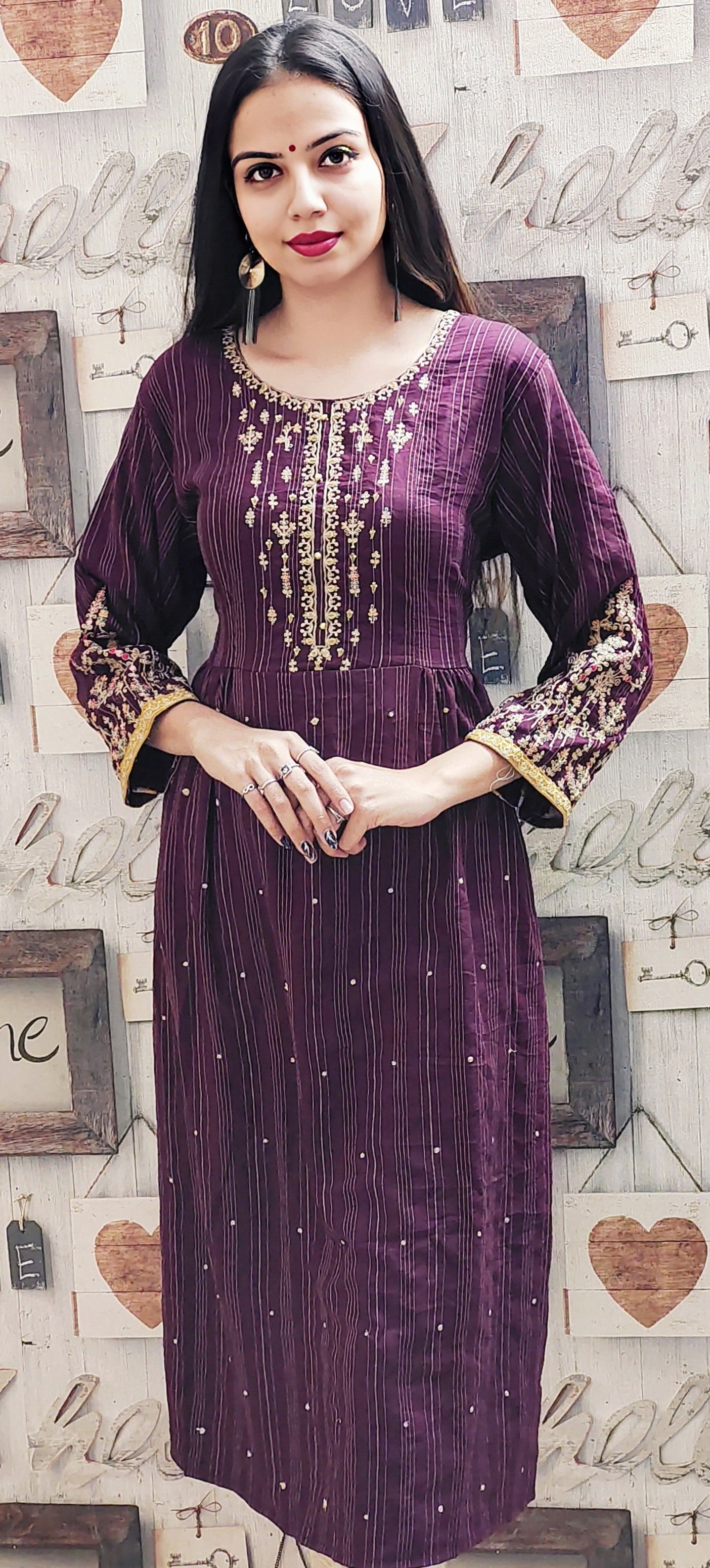 Cording kurti