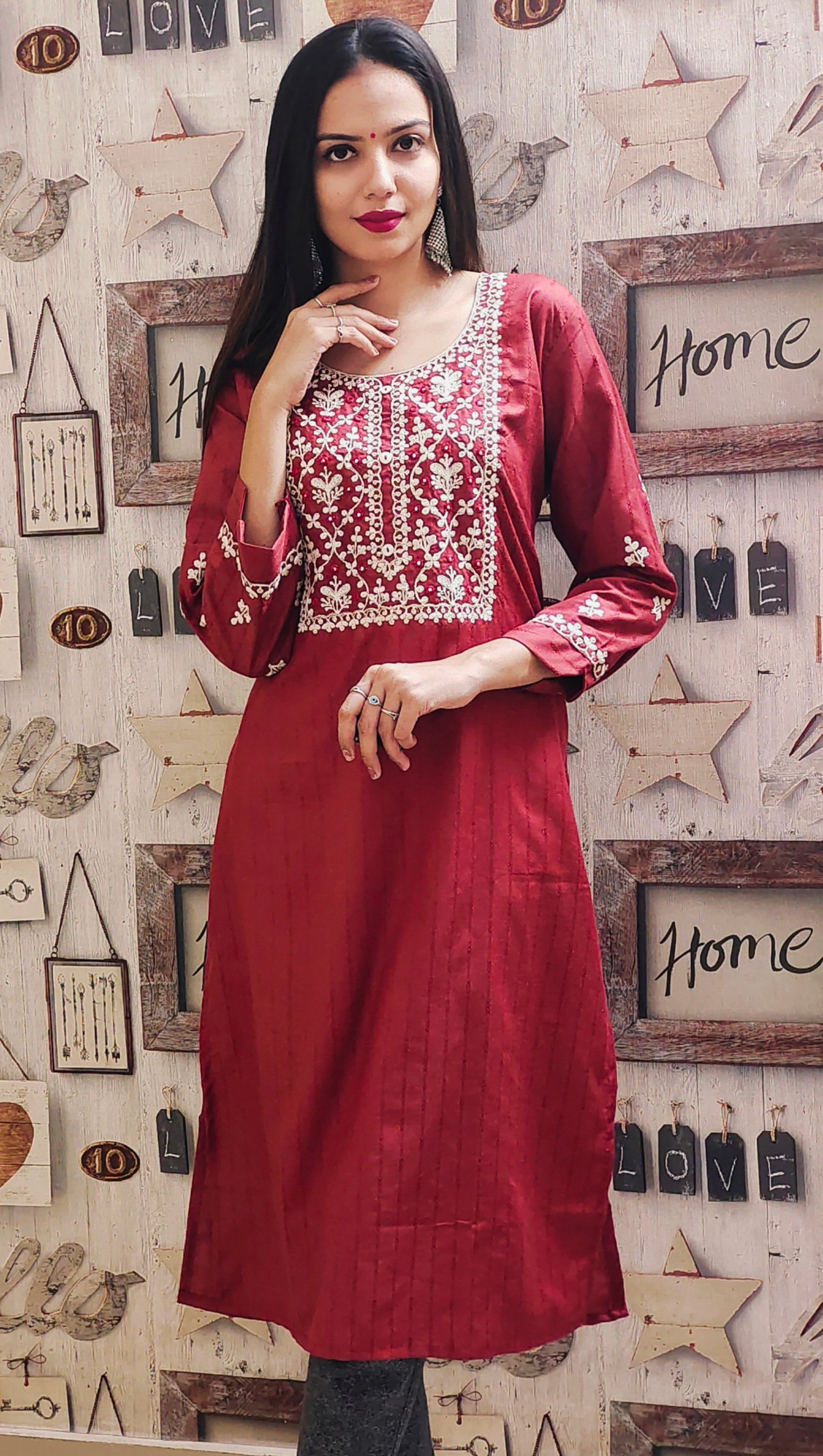 Cording kurti