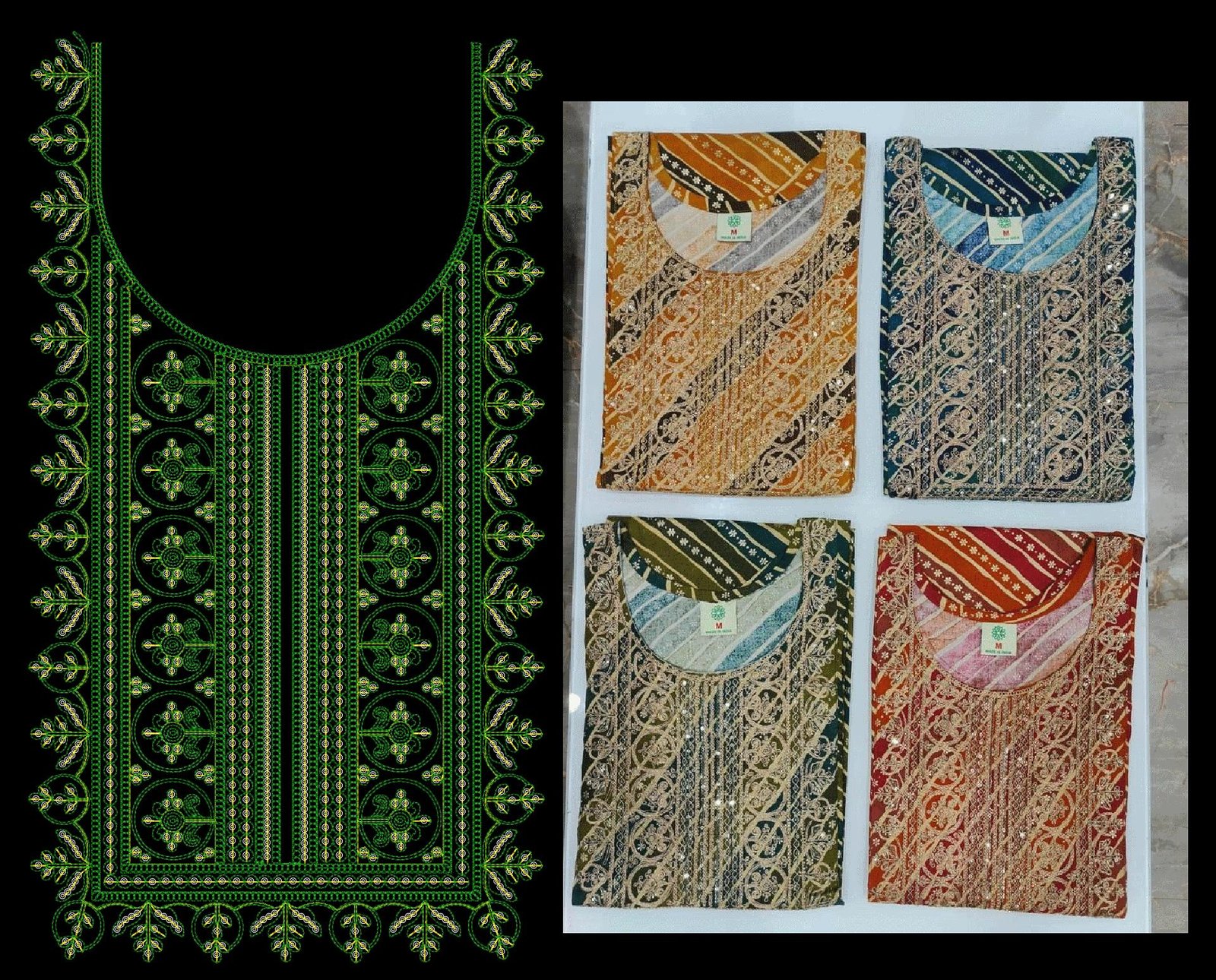 Cording &SEQUINCE Neck