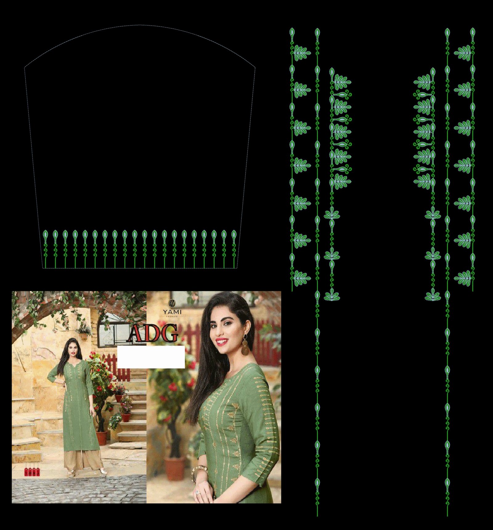 Fancy Kurti & Plazo