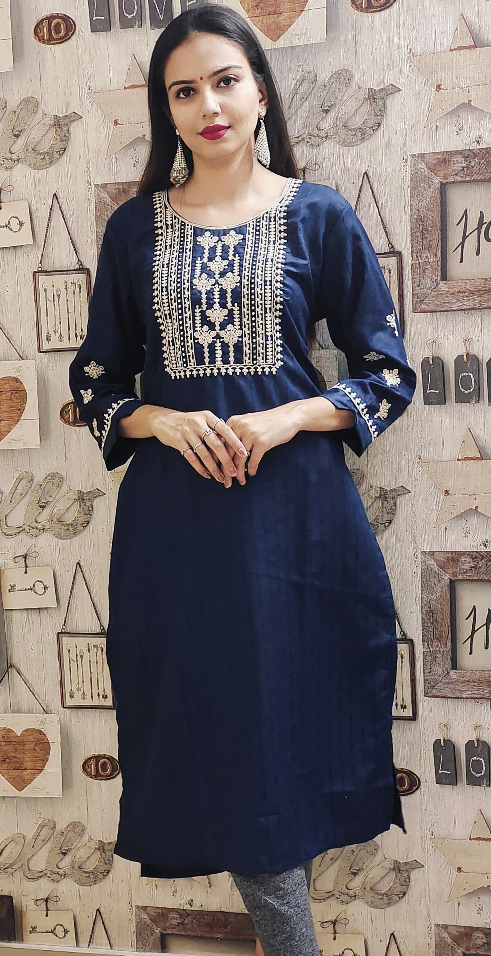 Cording kurti Design