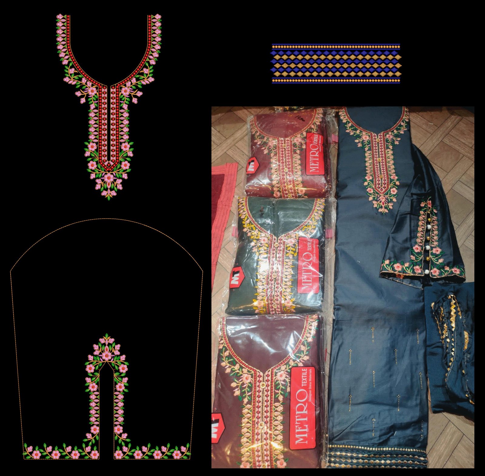 Neck Top Duppata