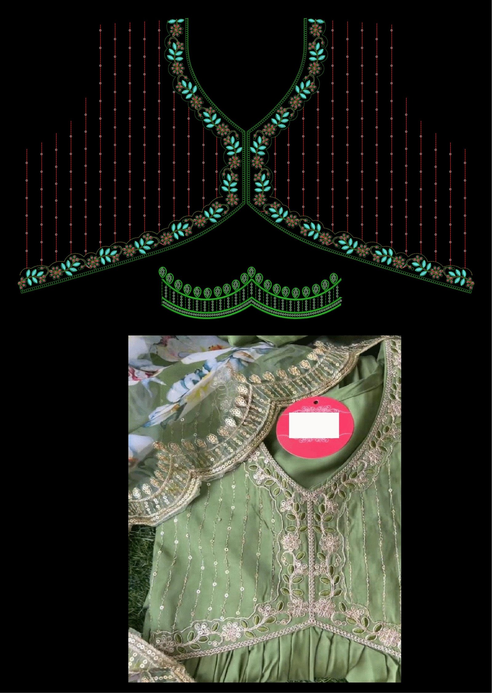 Cording & sequince Redymed Designs