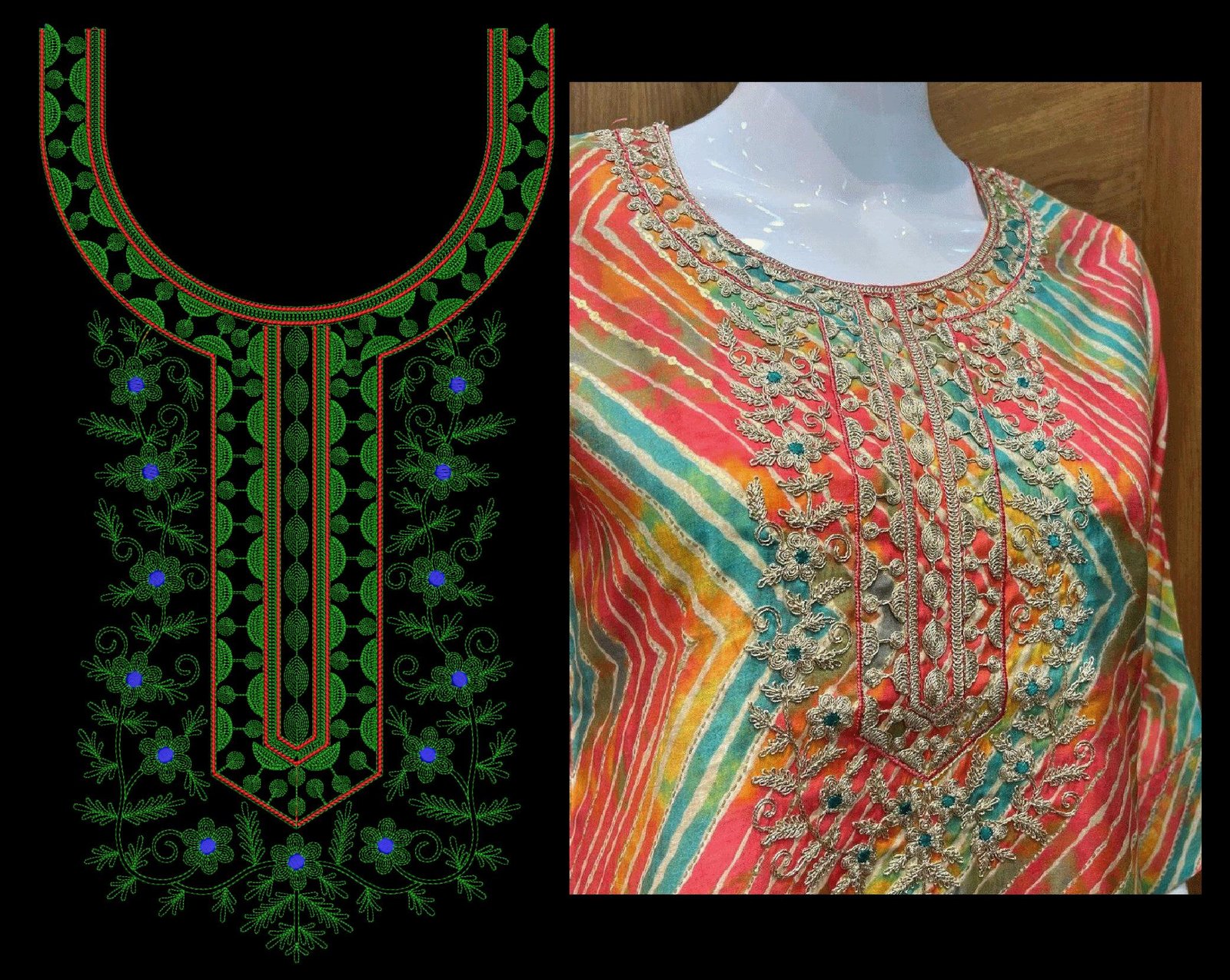 Cording kurti