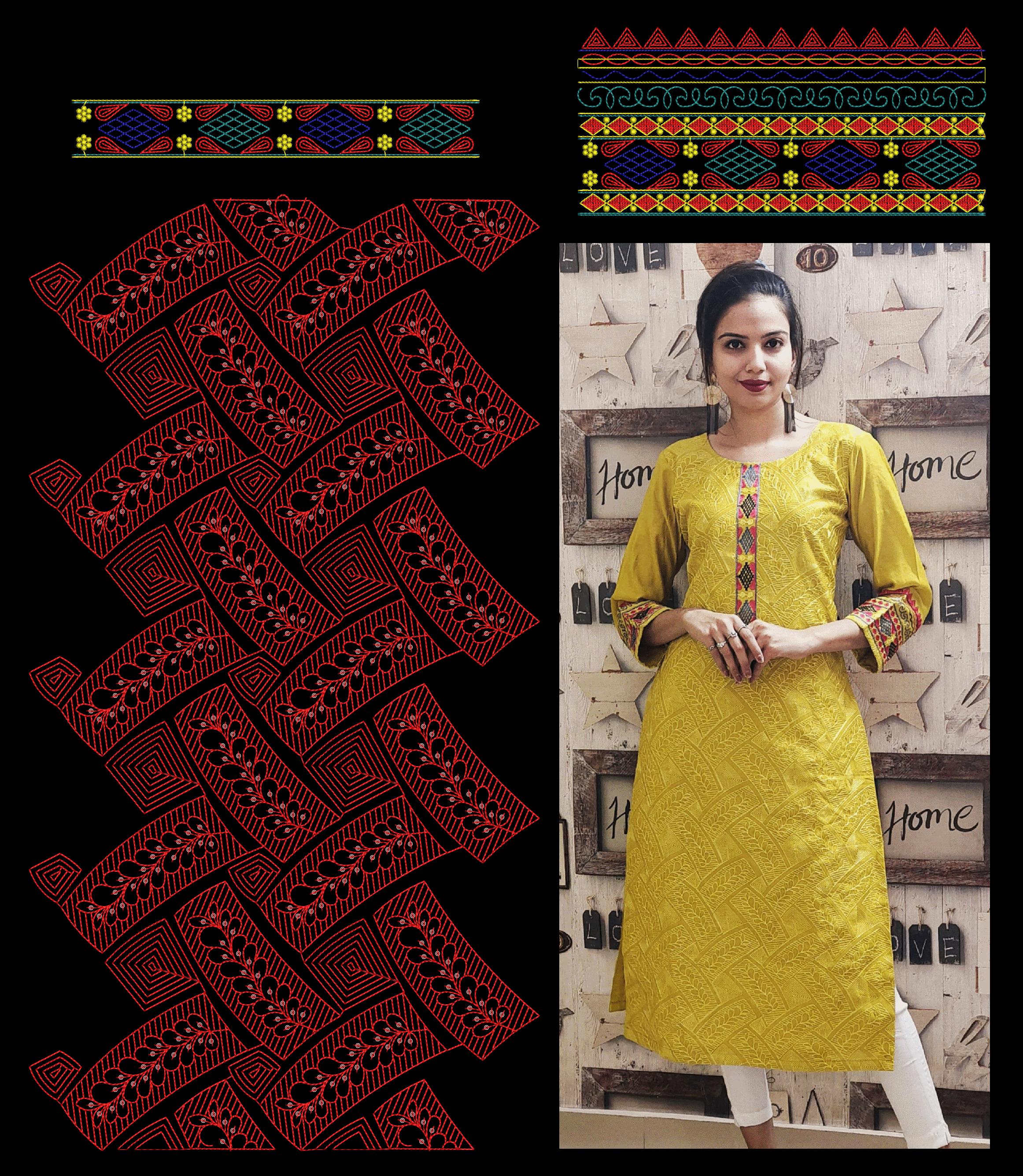 Sequince kurti Designs