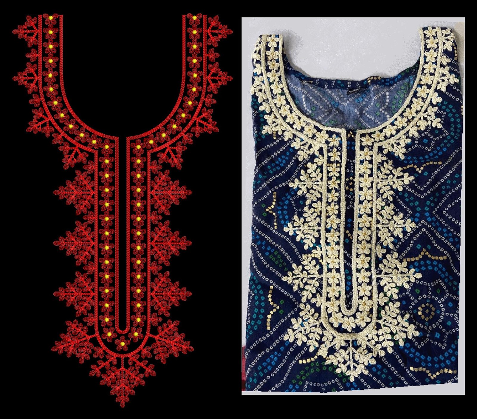 Cording kurti