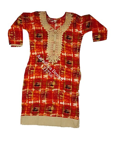 fancy kurti neck