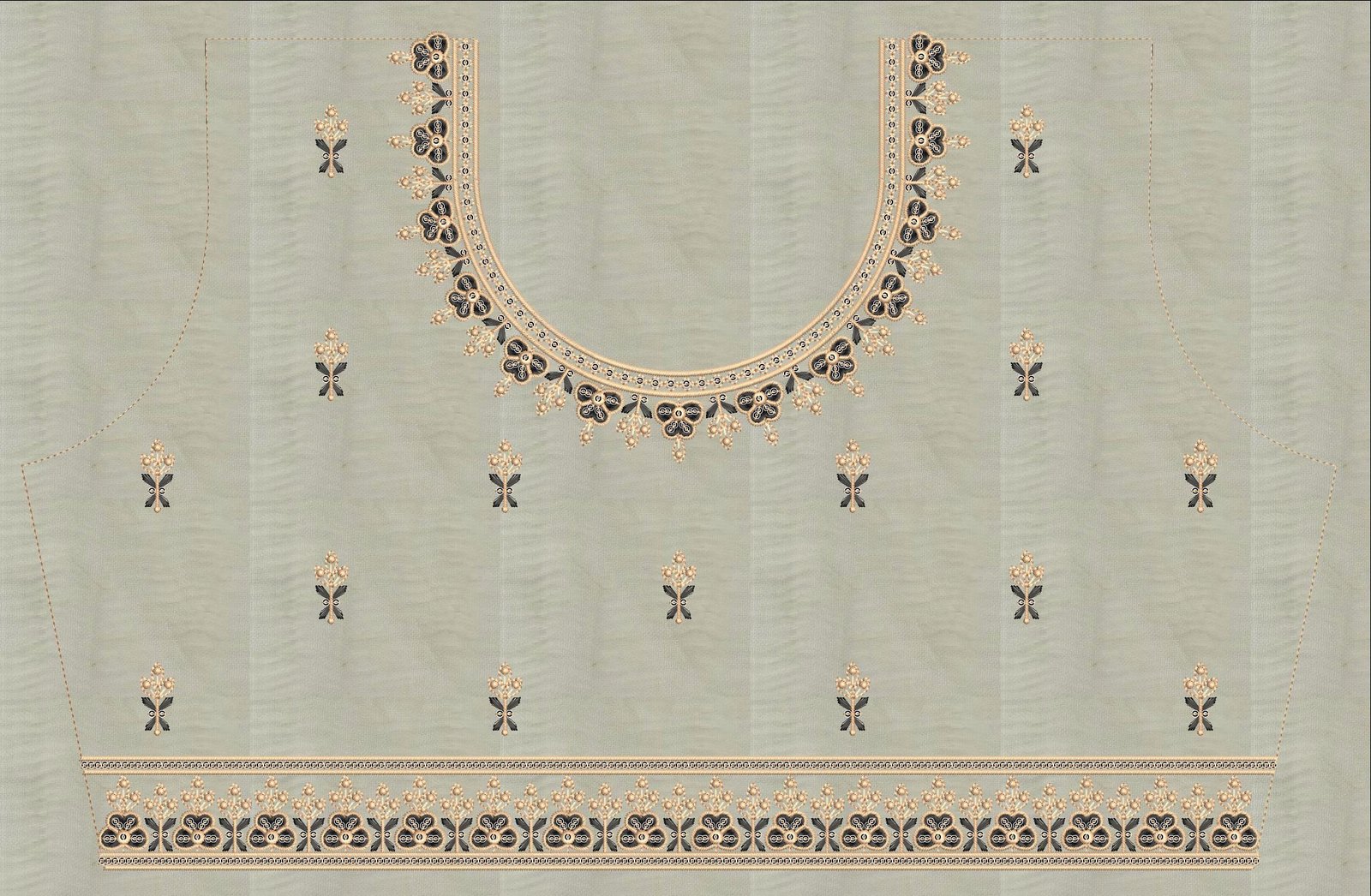 sequince and choli