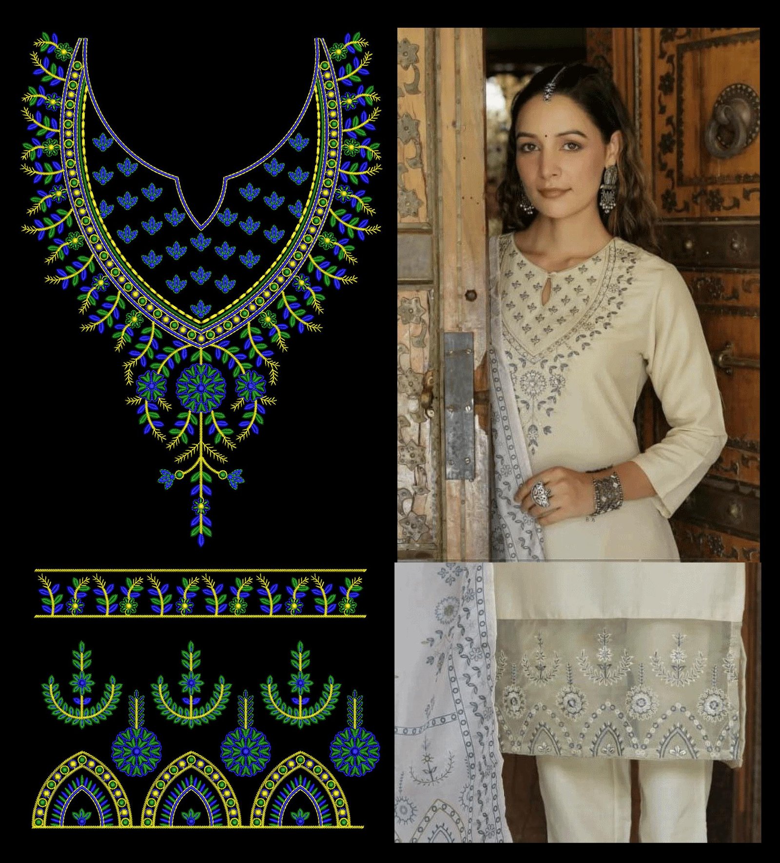 Fancy Kurti & Plazo