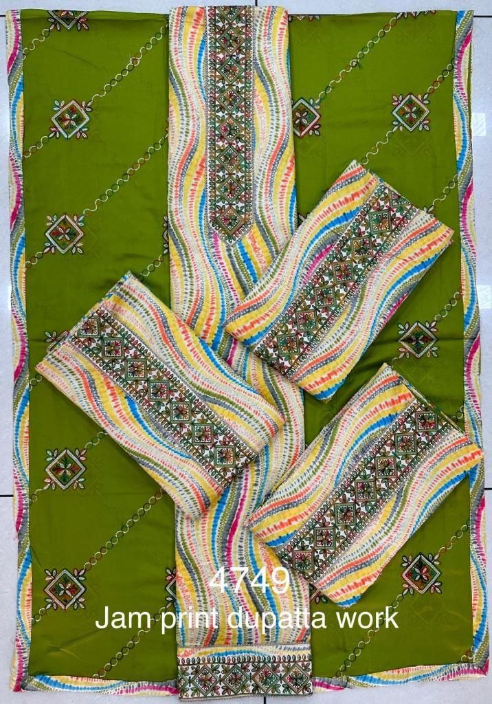 Neck Top Duppata Design