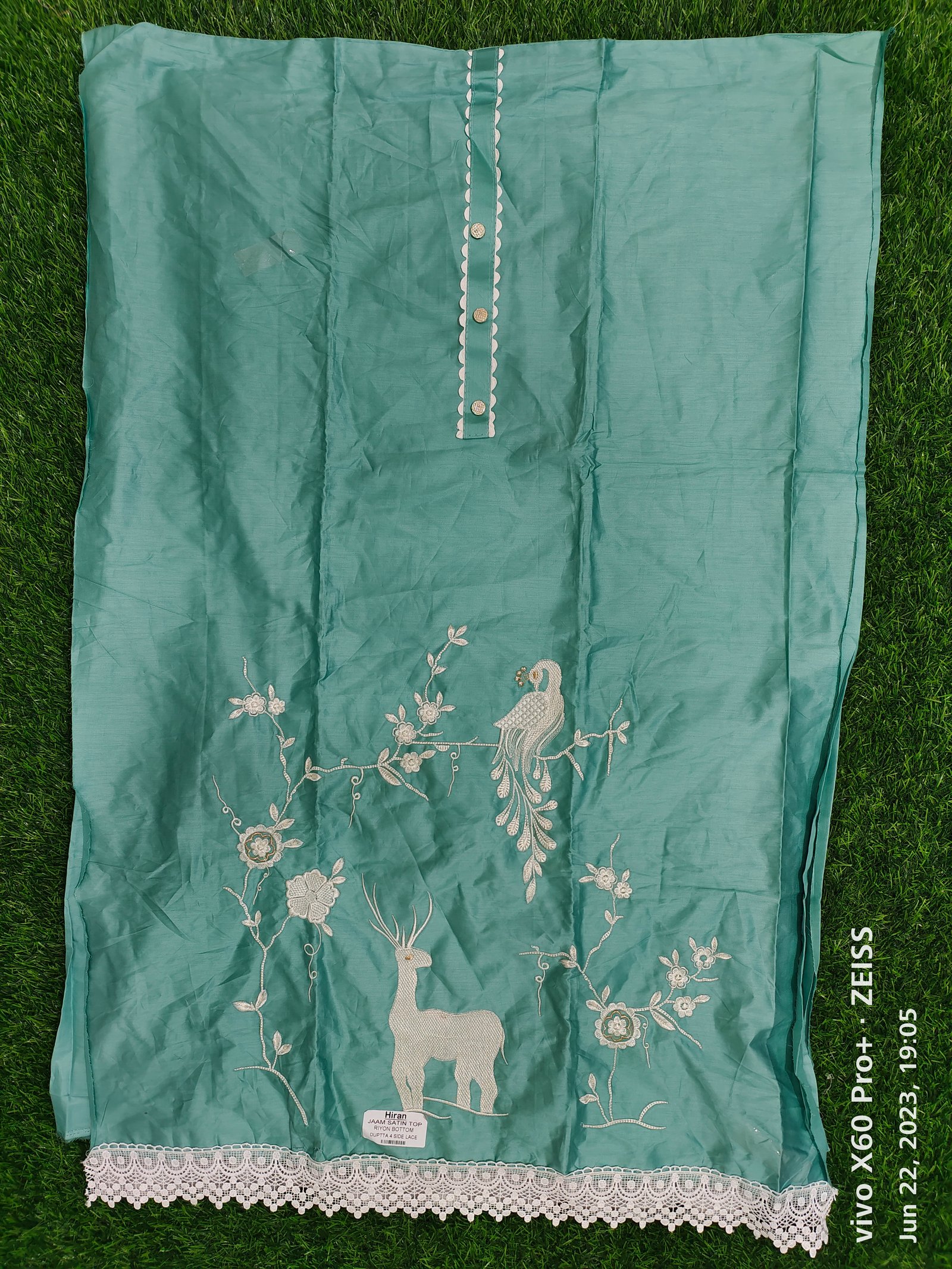 Neck Top Duppata Design