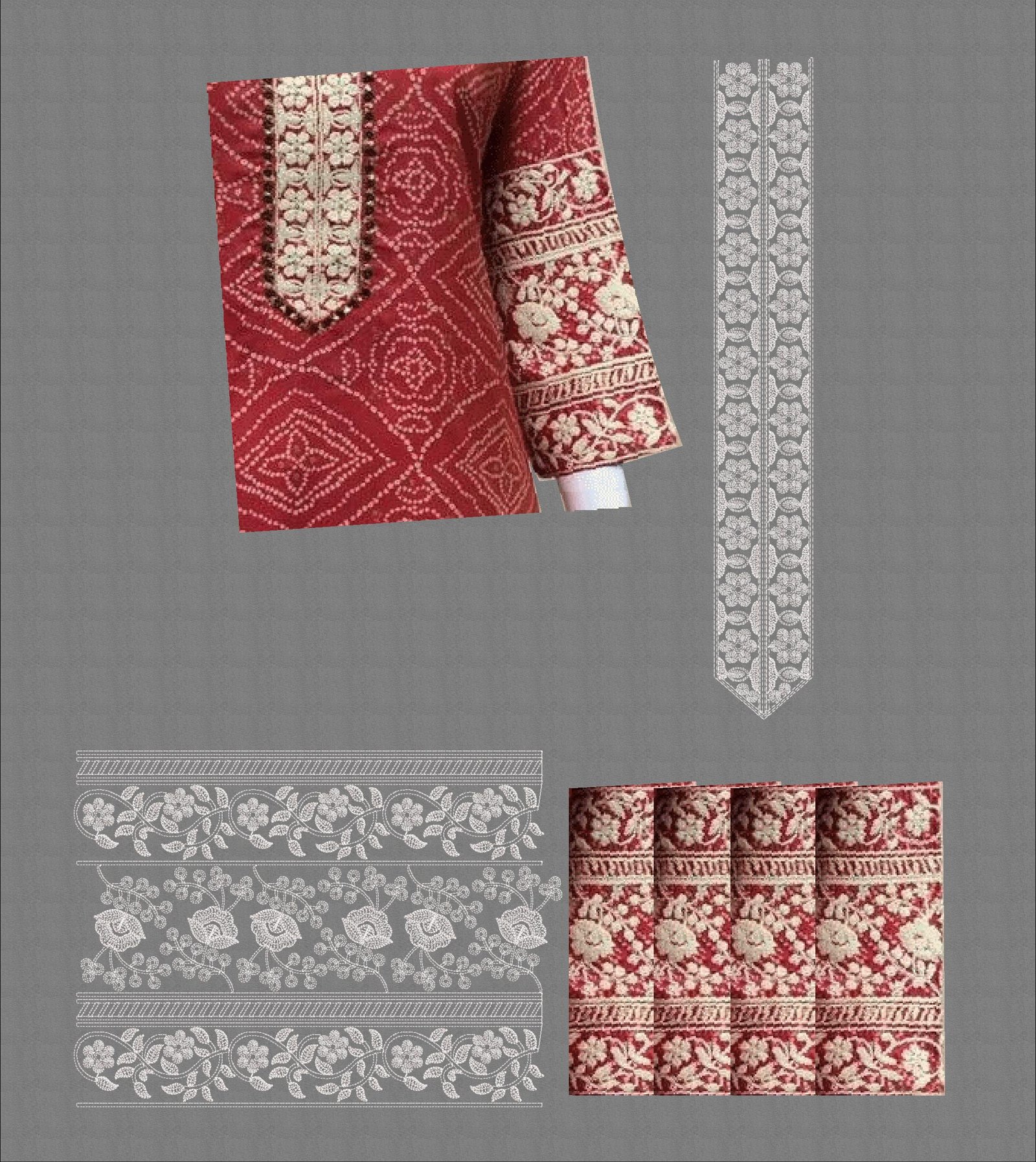 Cording kurti