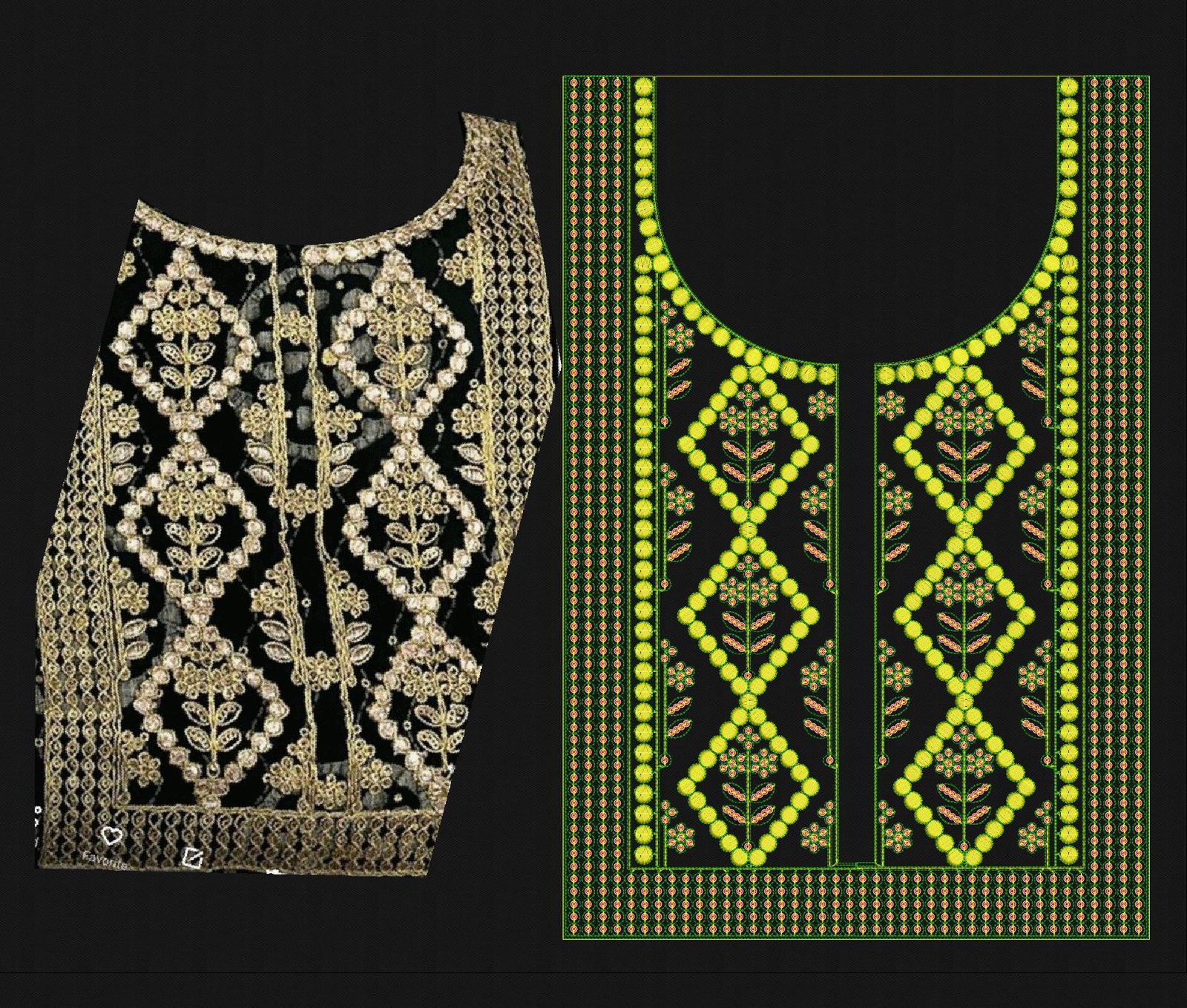 Cording and sequince design
