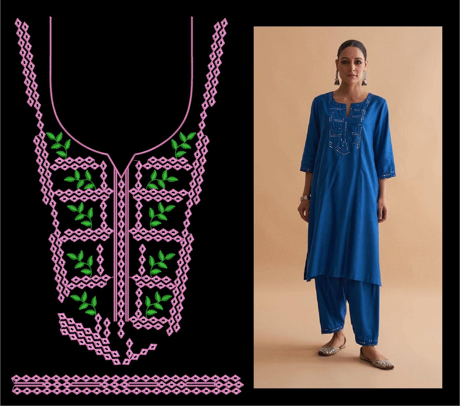 Fancy Kurti & Plazo