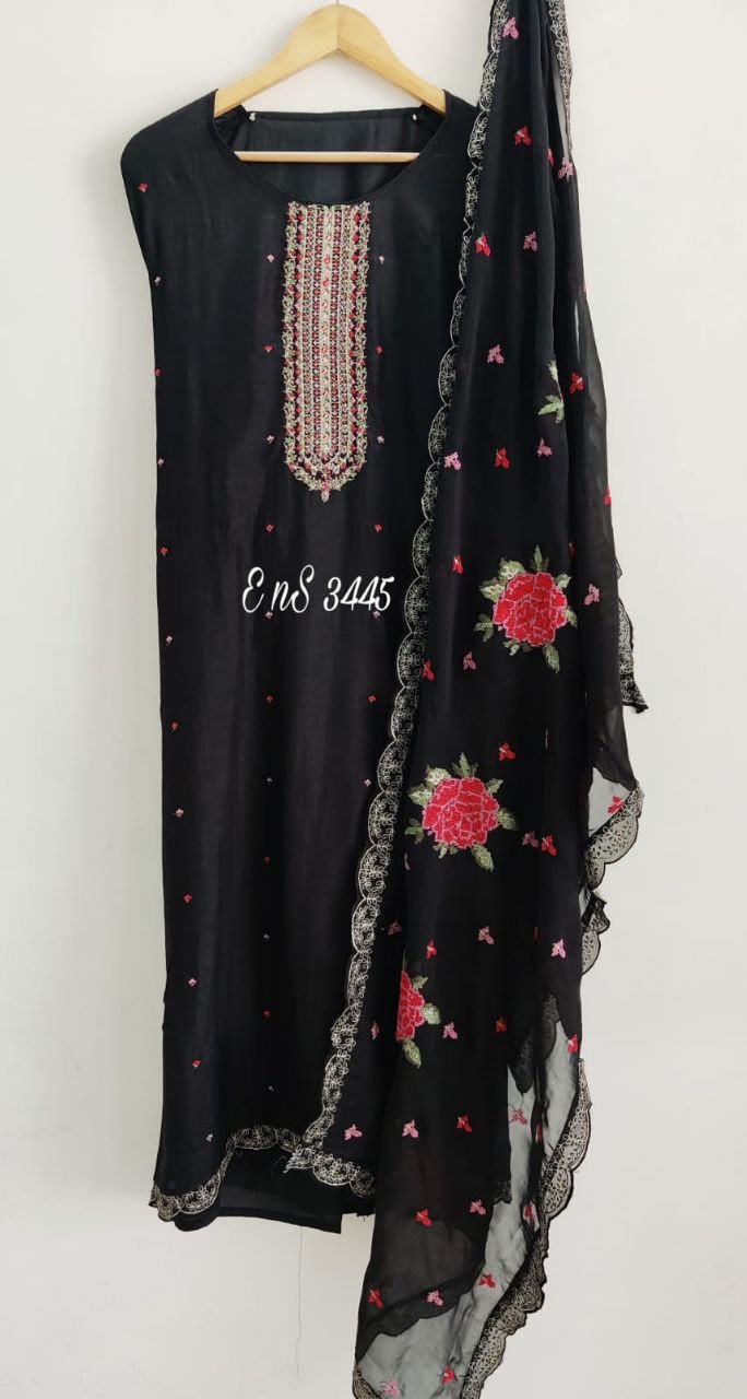 Neck Top Duppata Design