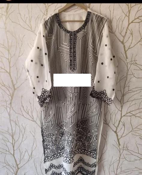 Neck Top Duppata Design