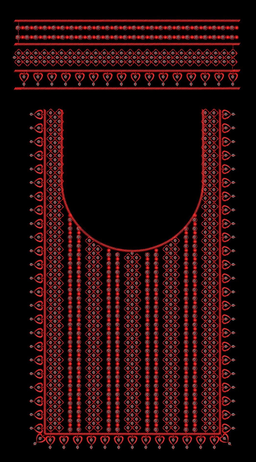 Sequince Neck Design