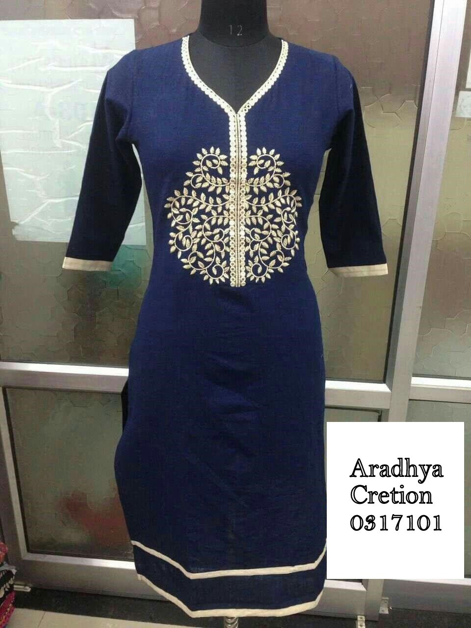 kurti   neck
