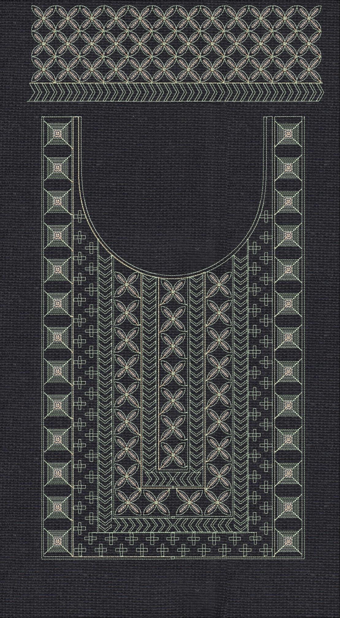 cording & Sequince Neck