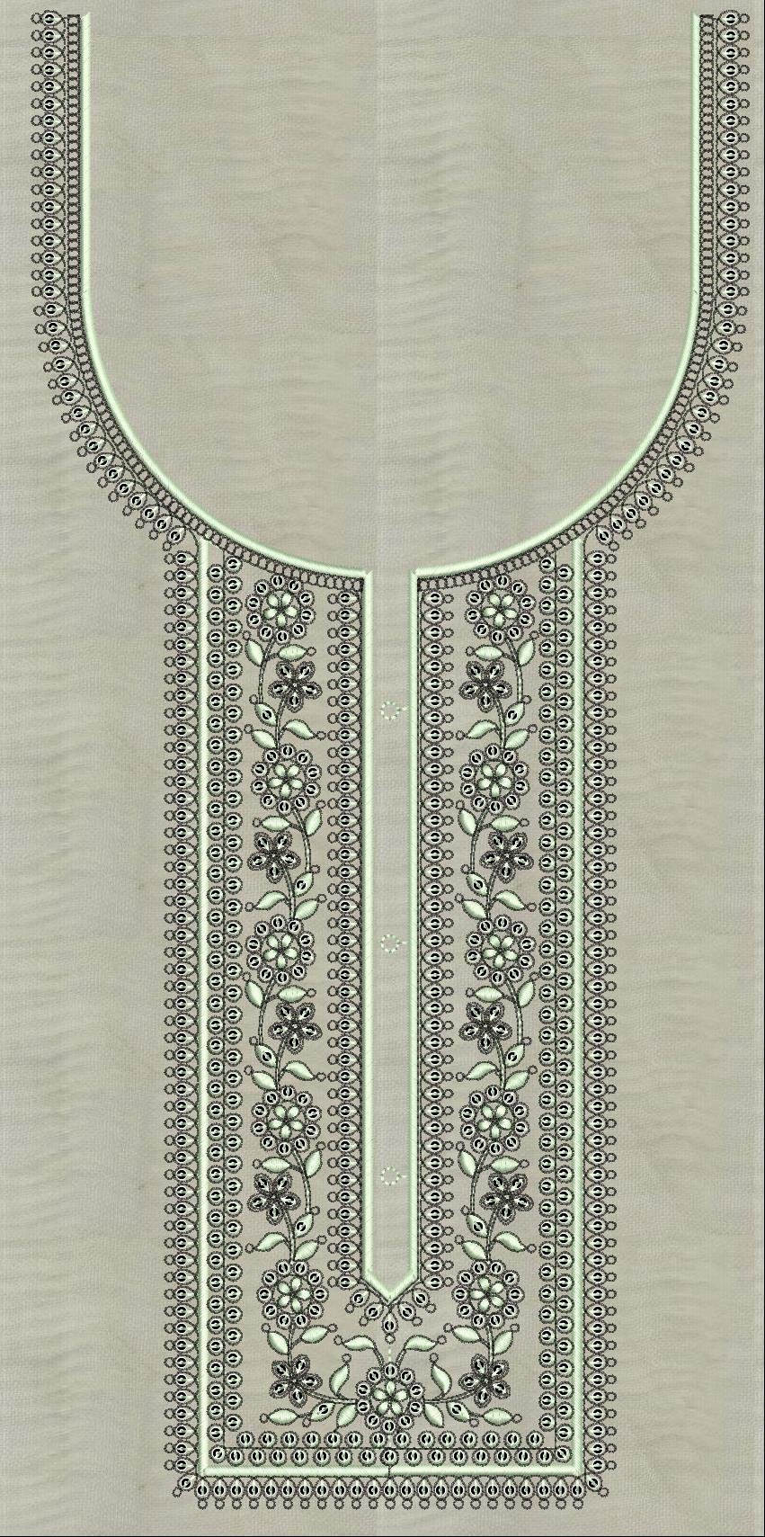 cording & Sequince Neck