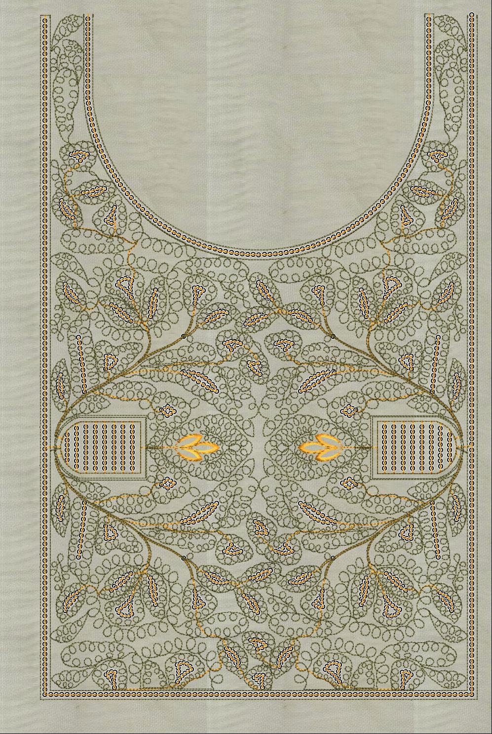 cording & Sequince Neck