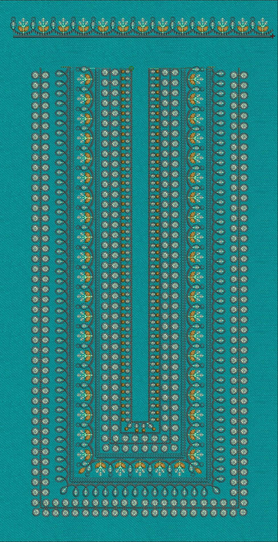 cording & Sequince Neck