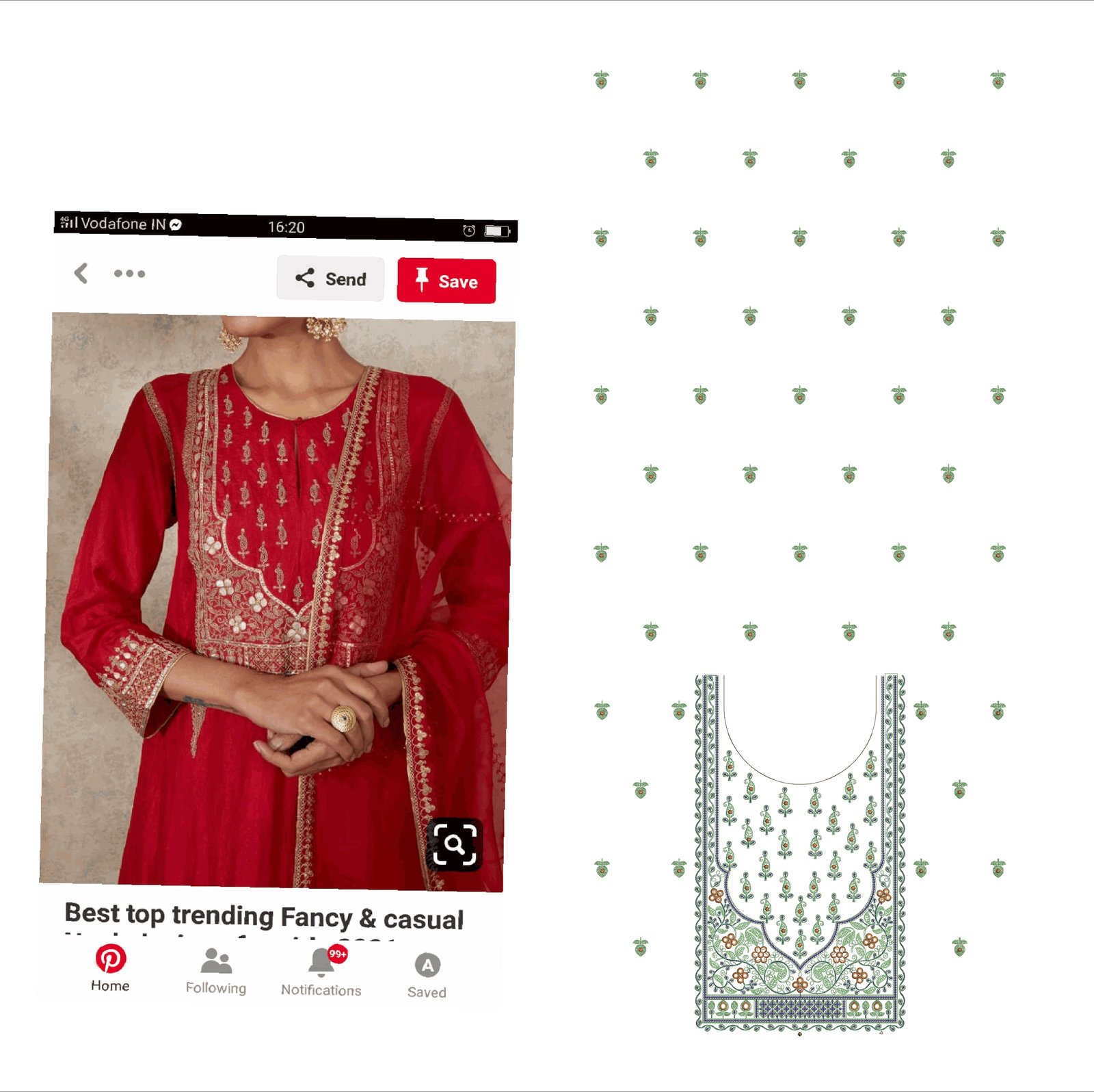 Cording Neck / top