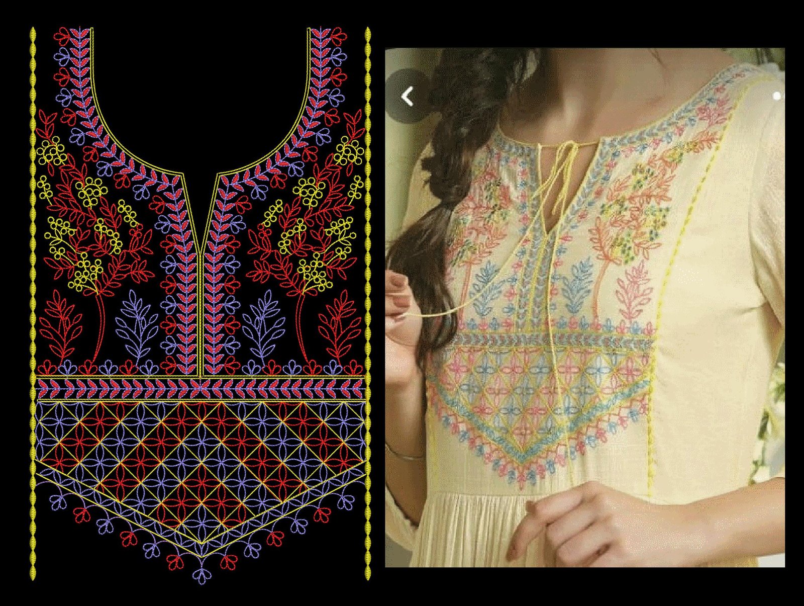 Fancy Kurti & Plazo