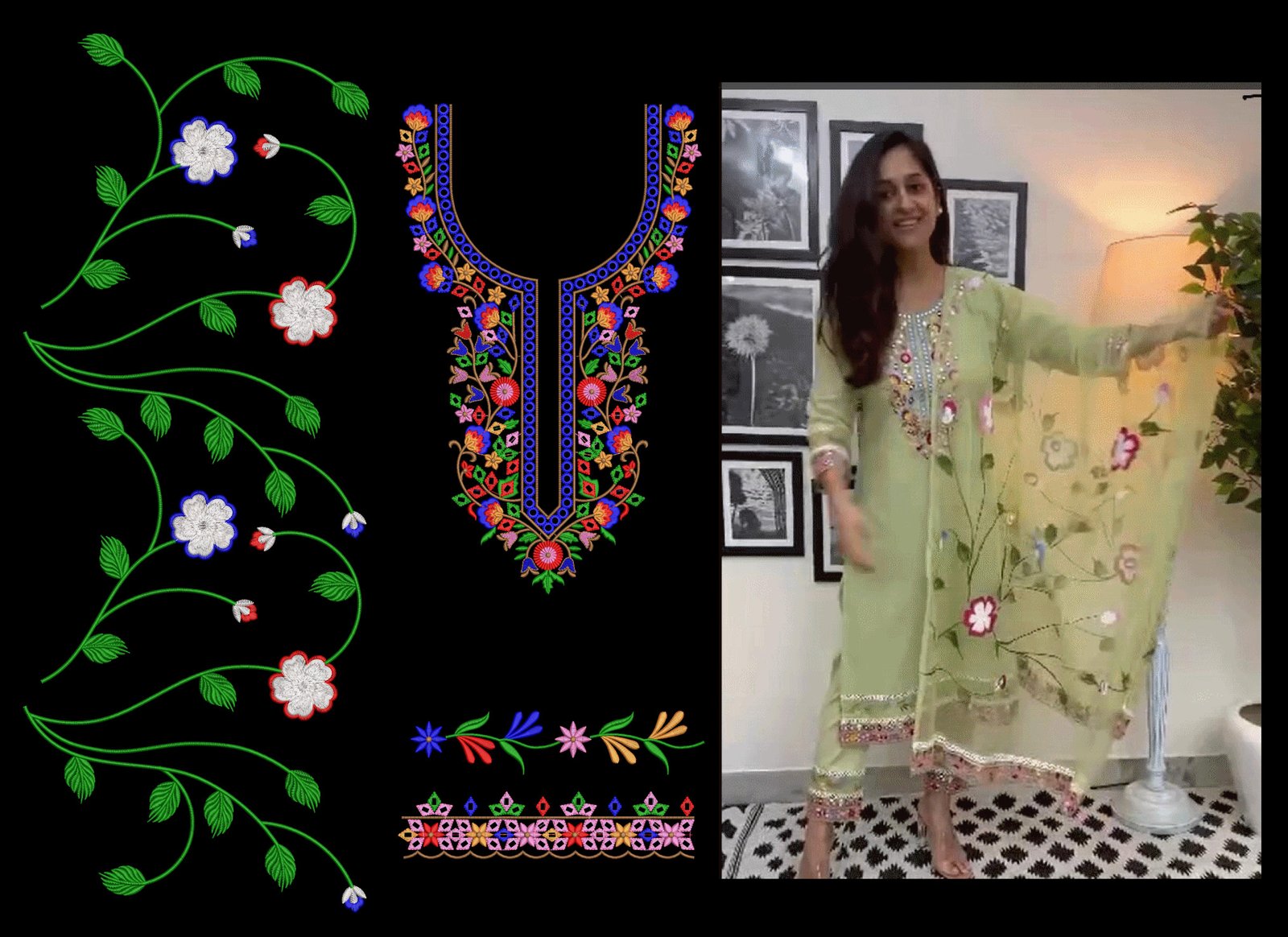 Fancy Kurti & Plazo