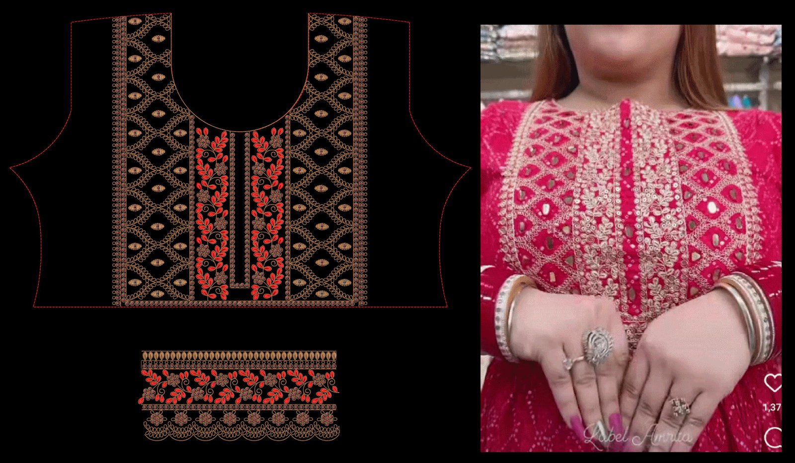 Sequince Ghaghara choli
