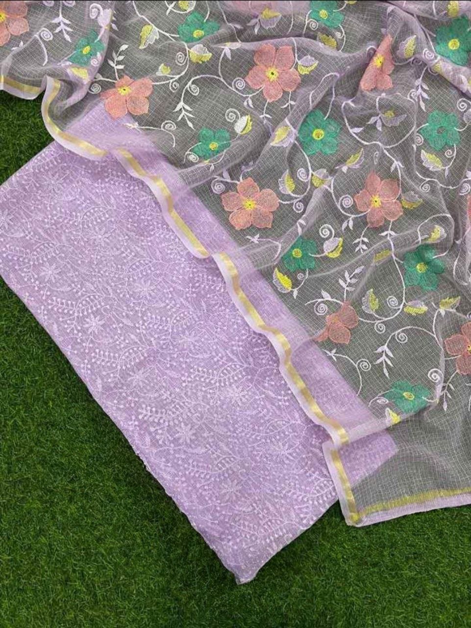 Neck Top Duppata Design