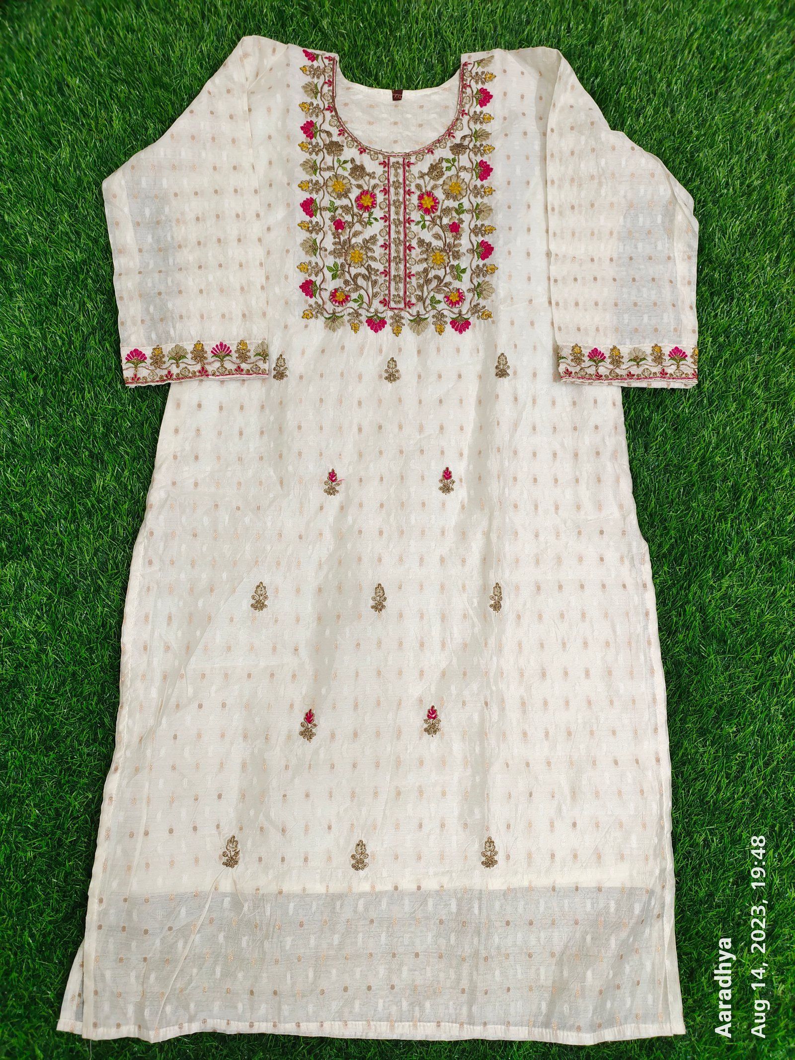 Cording kurti Design