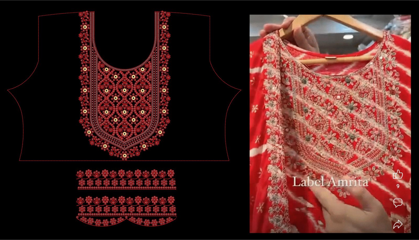 Sequince Ghaghara choli